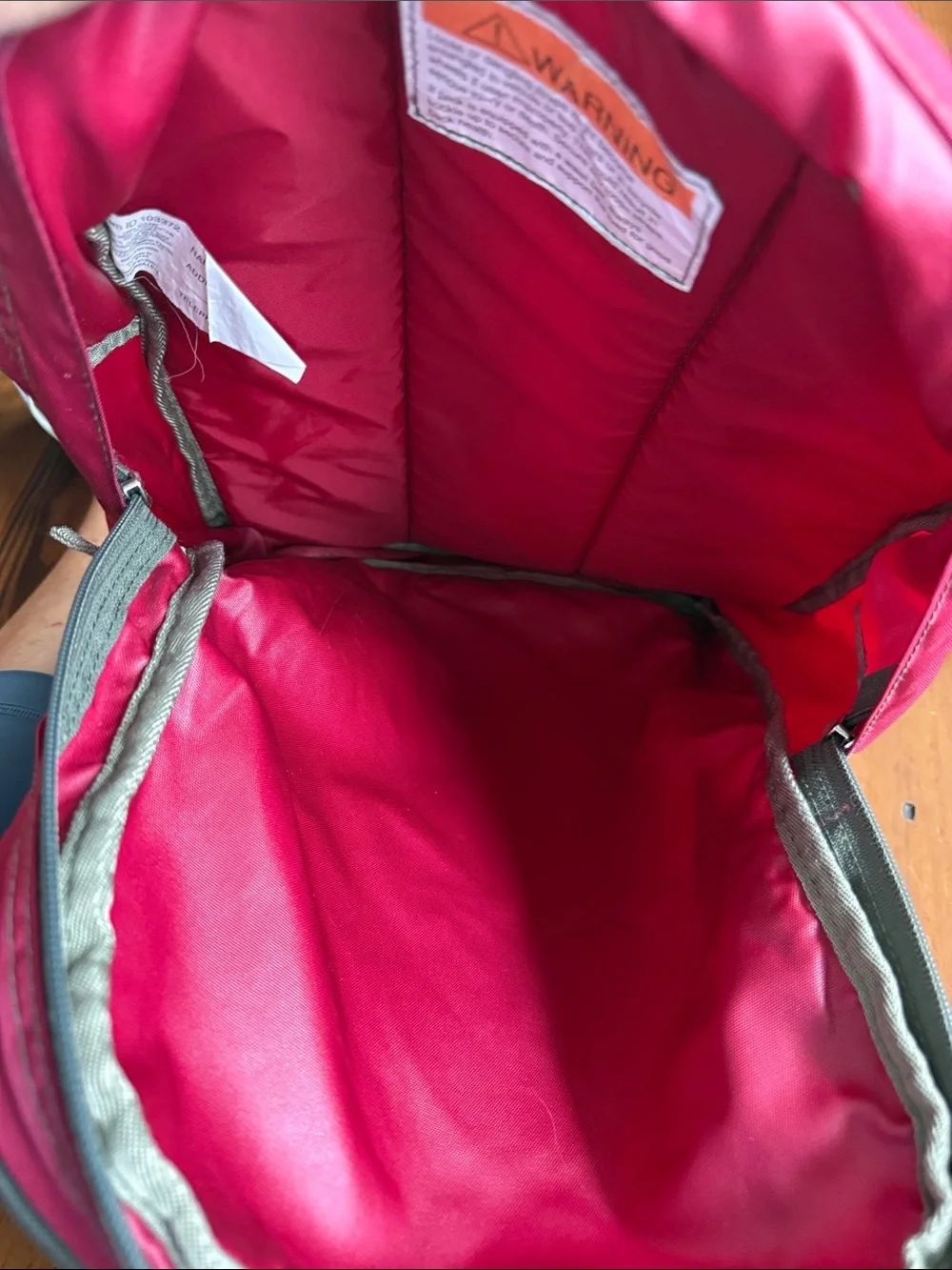 LLBEAN backpack red